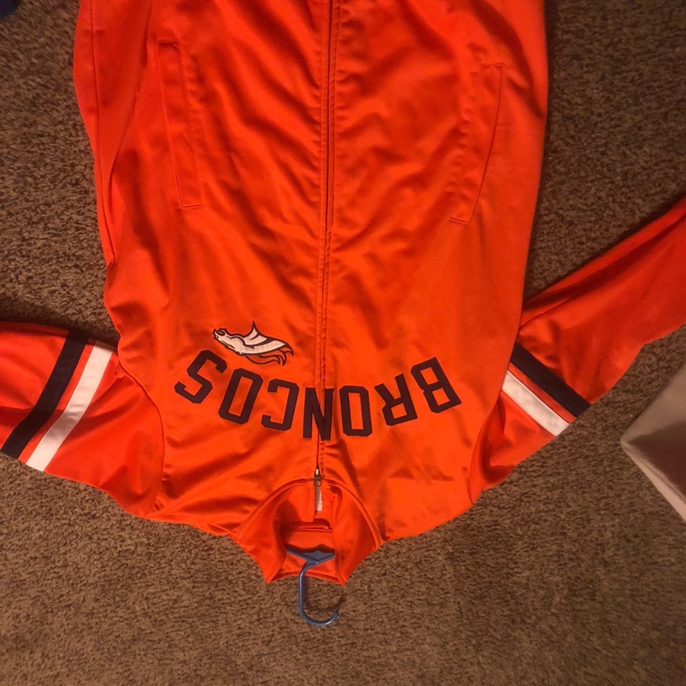 I am selling an nfl brand Denver Broncos jacket…it’s a light jacket.